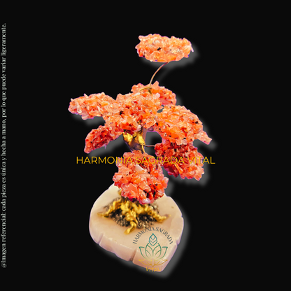 🌟 Árbol Premium de Jaspe Rojo con Huamanga – Fuerza, Protección y Vitalidad 🌟