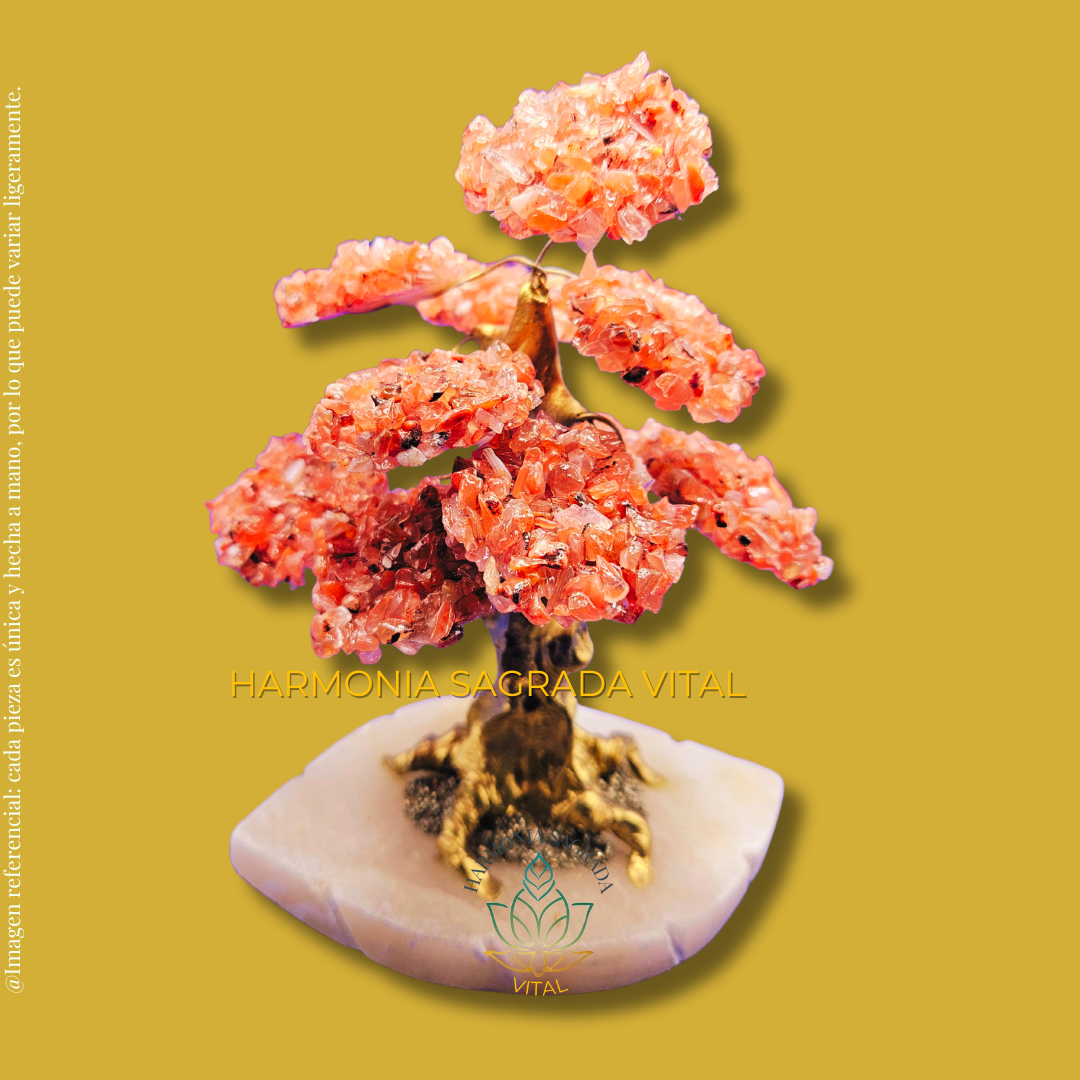 🌟 Árbol Premium de Jaspe Rojo con Huamanga – Fuerza, Protección y Vitalidad 🌟